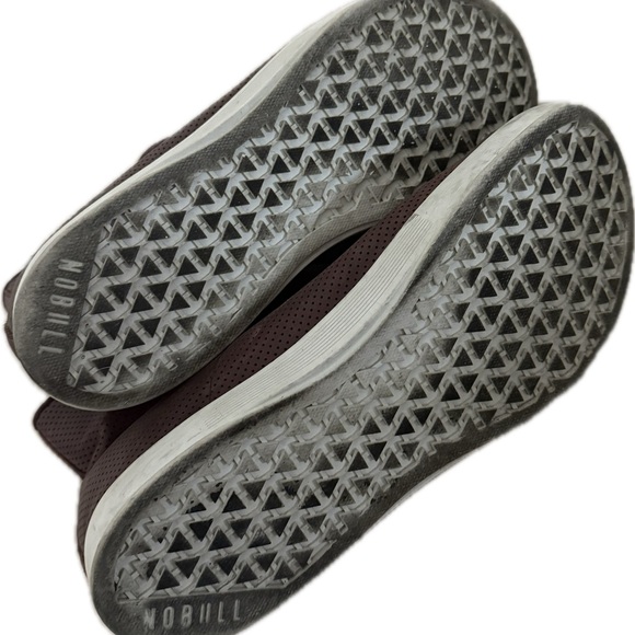 Nobull high tops leather burgundy maroon size 11 - Picture 6 of 7